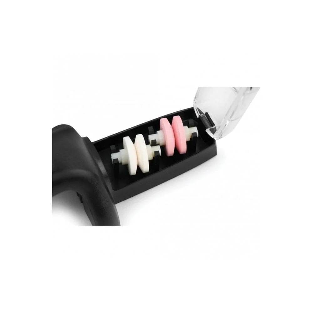 GLOBAL Ceramic 2 Wheel Knife Sharpener, Black G-91/BW - Image 3