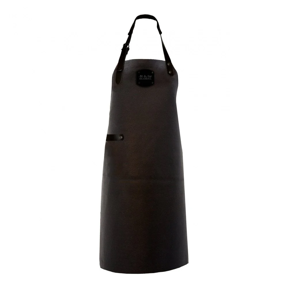 Deluxe Leather Apron, Black