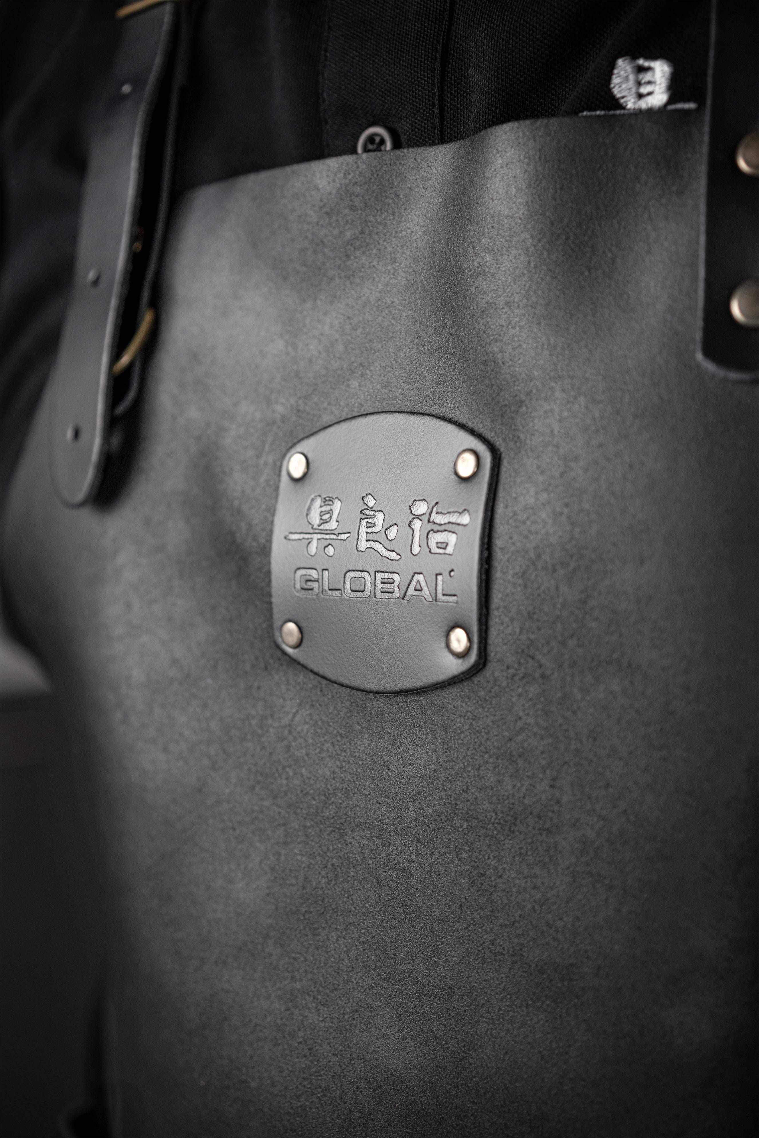 Deluxe Leather Apron, Black - Image 4