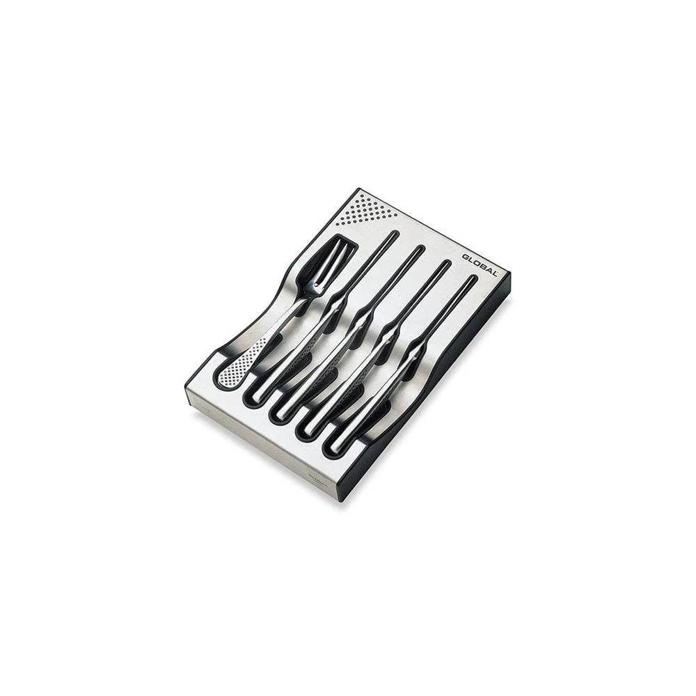 Global 8 Piece Steak Knife and Fork Set