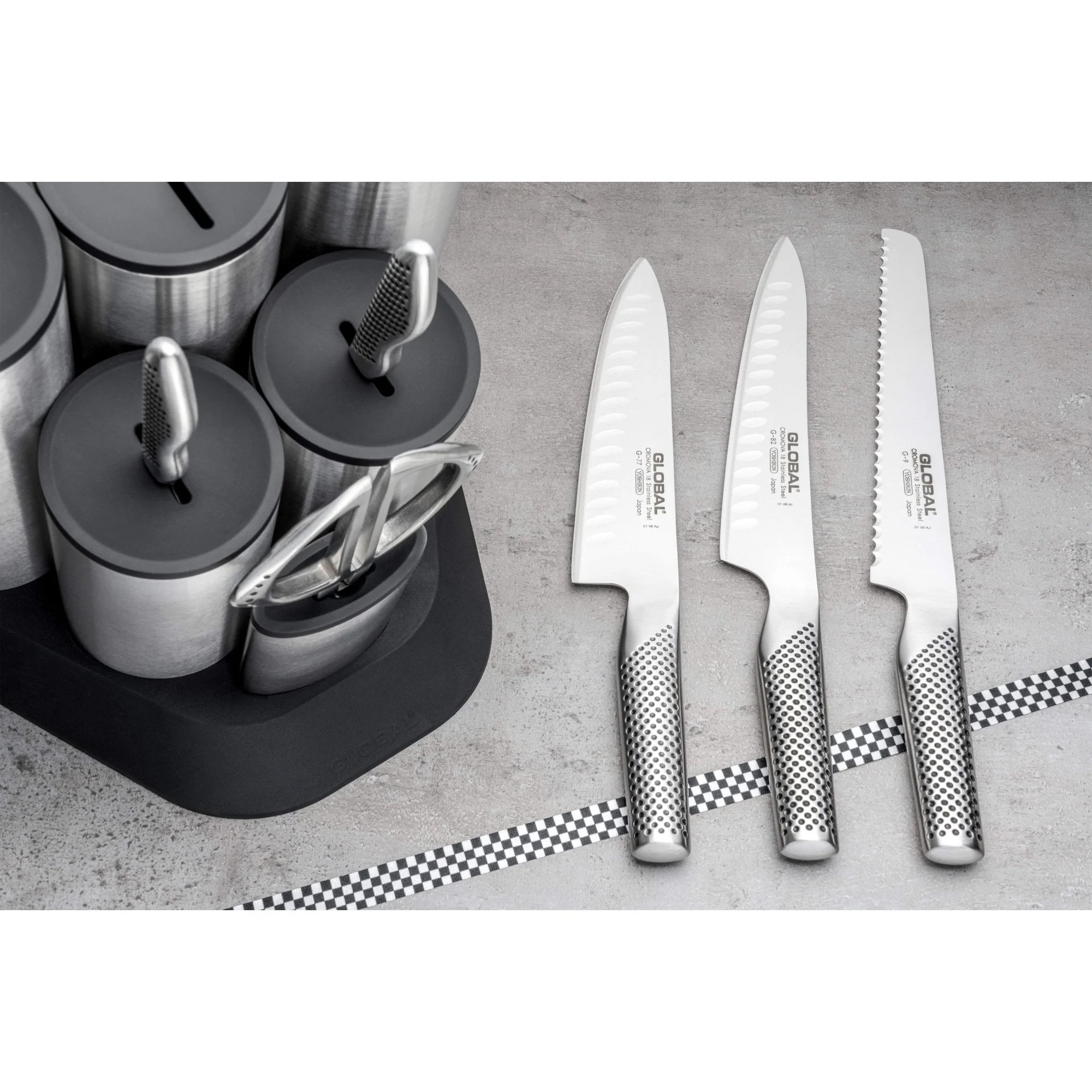 Global Classic Engine Block 7pce Knife Block Set - Image 4