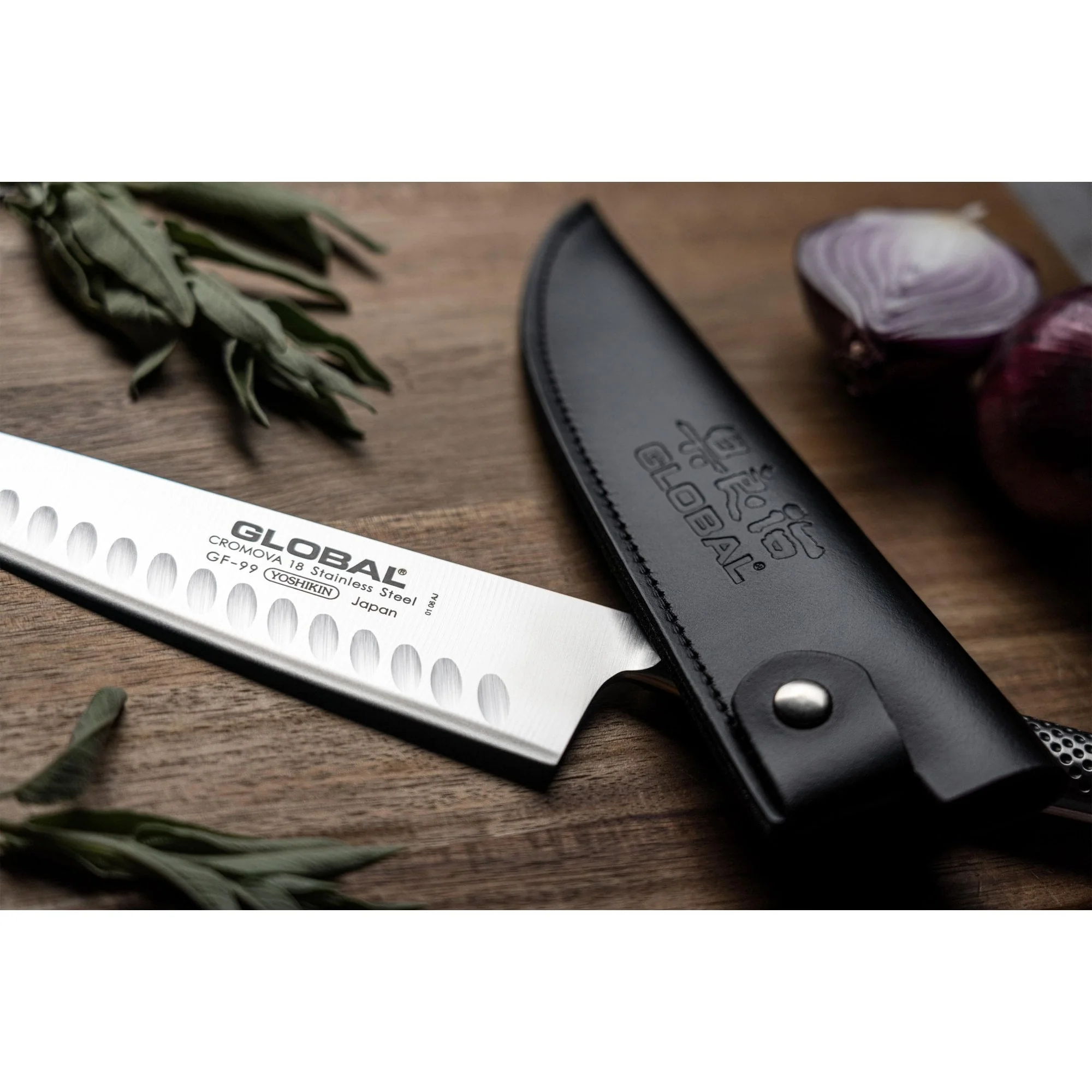 GF-99 Fluted Cook's Knife 20.5cm - Image 6