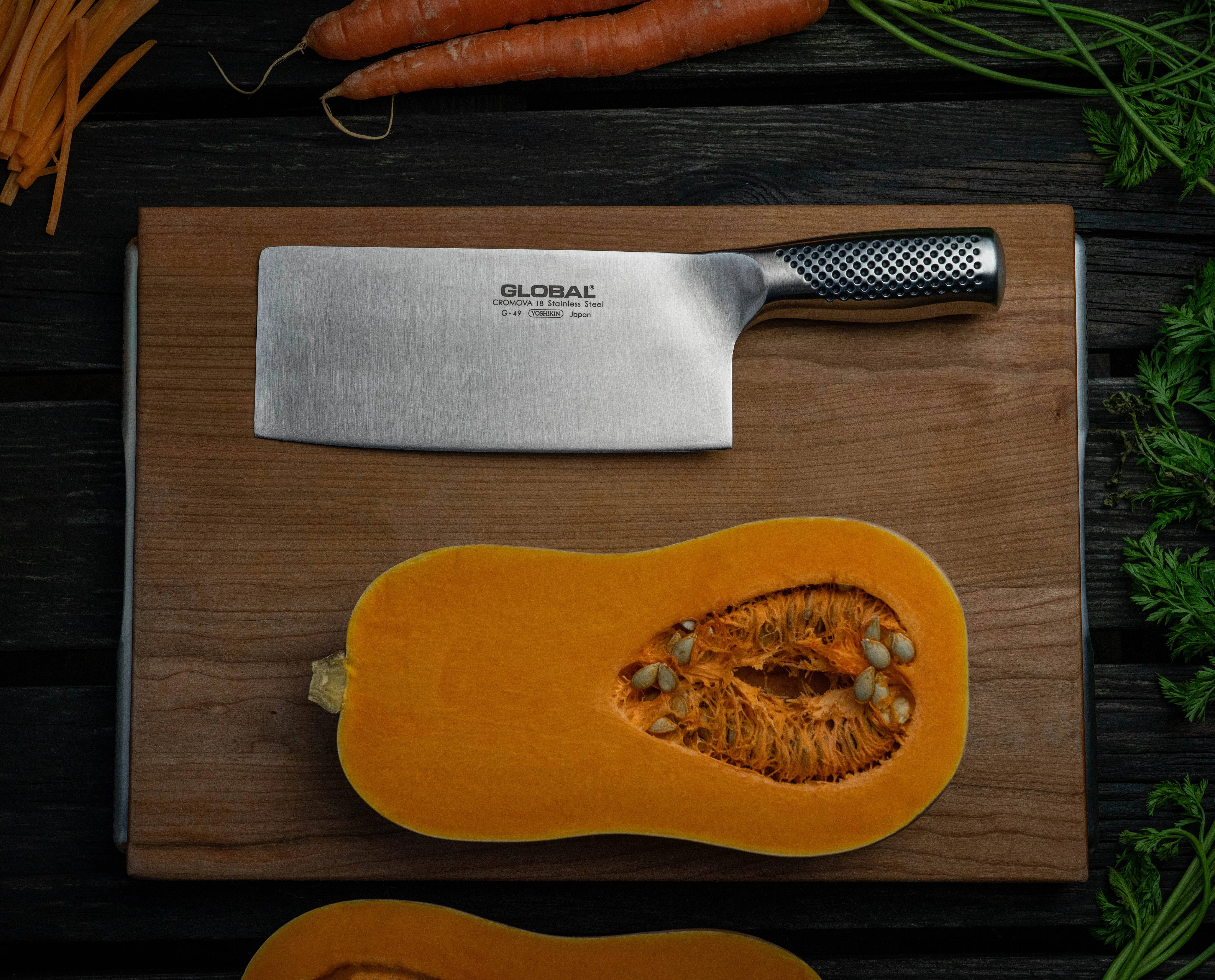 G-49 Chinese Chopping Knife 17.5cm, 2.2mm Blade - Image 2