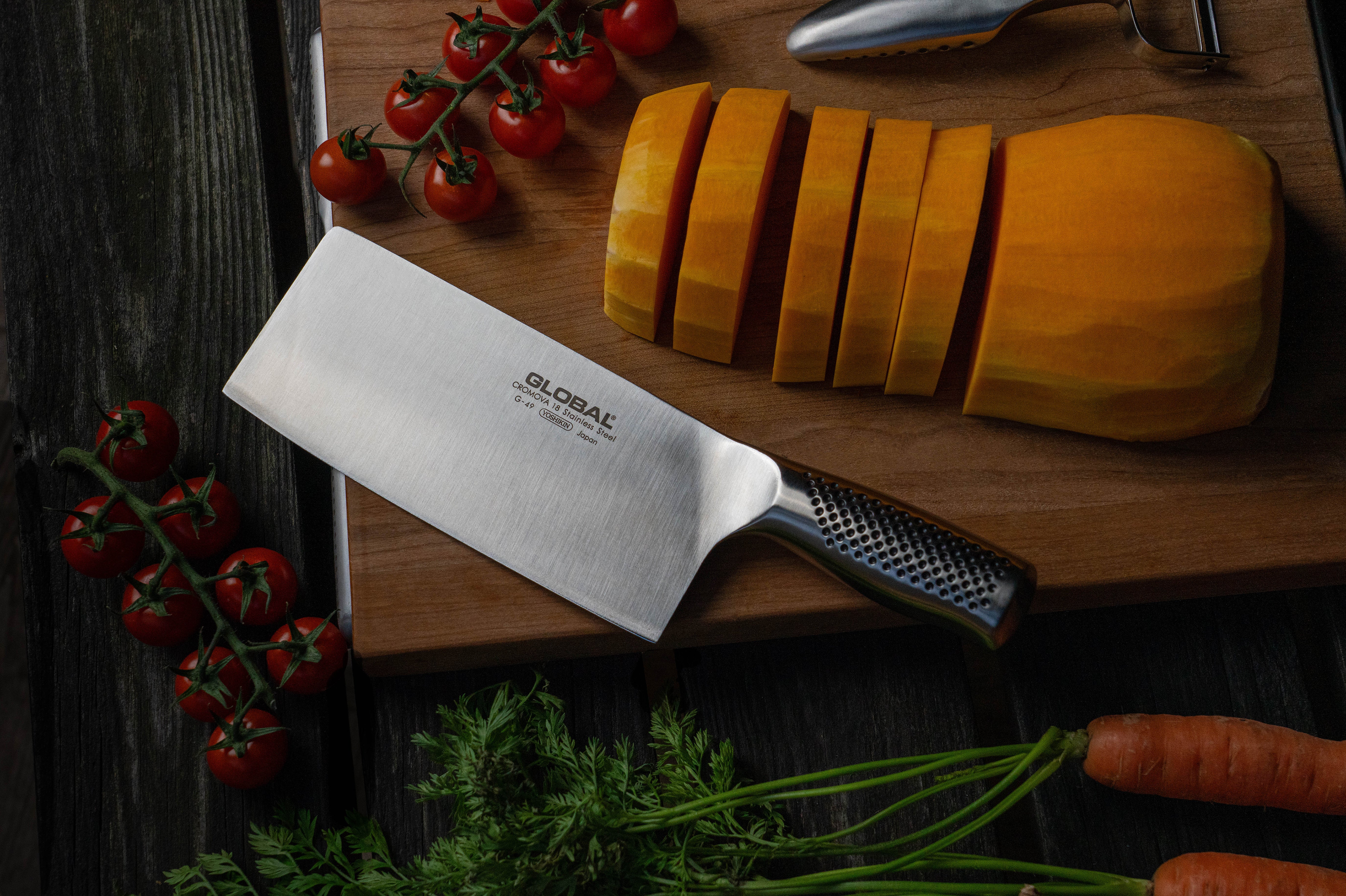 G-49 Chinese Chopping Knife 17.5cm, 2.2mm Blade - Image 7