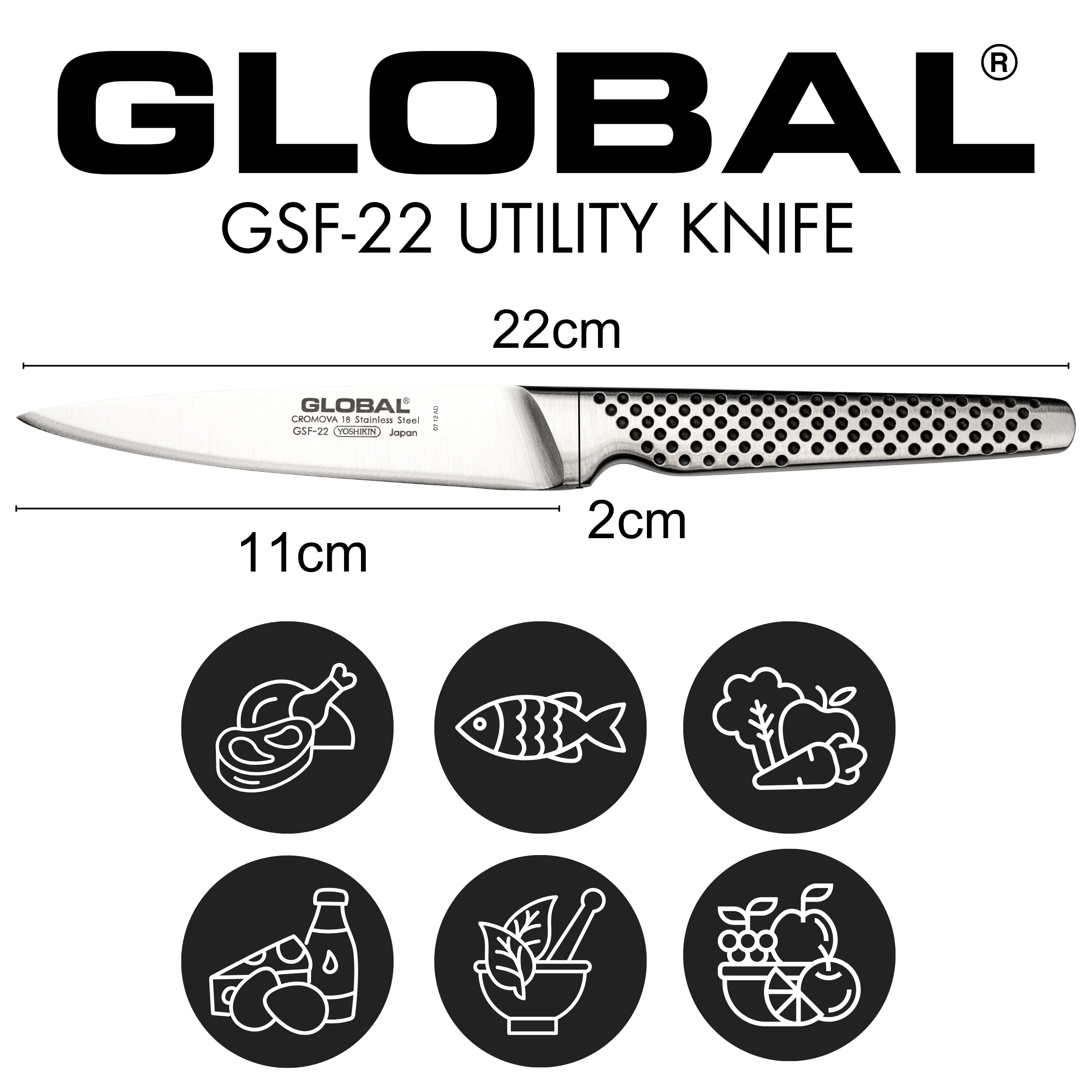 GSF-22 Utility Knife 11cm - Image 11