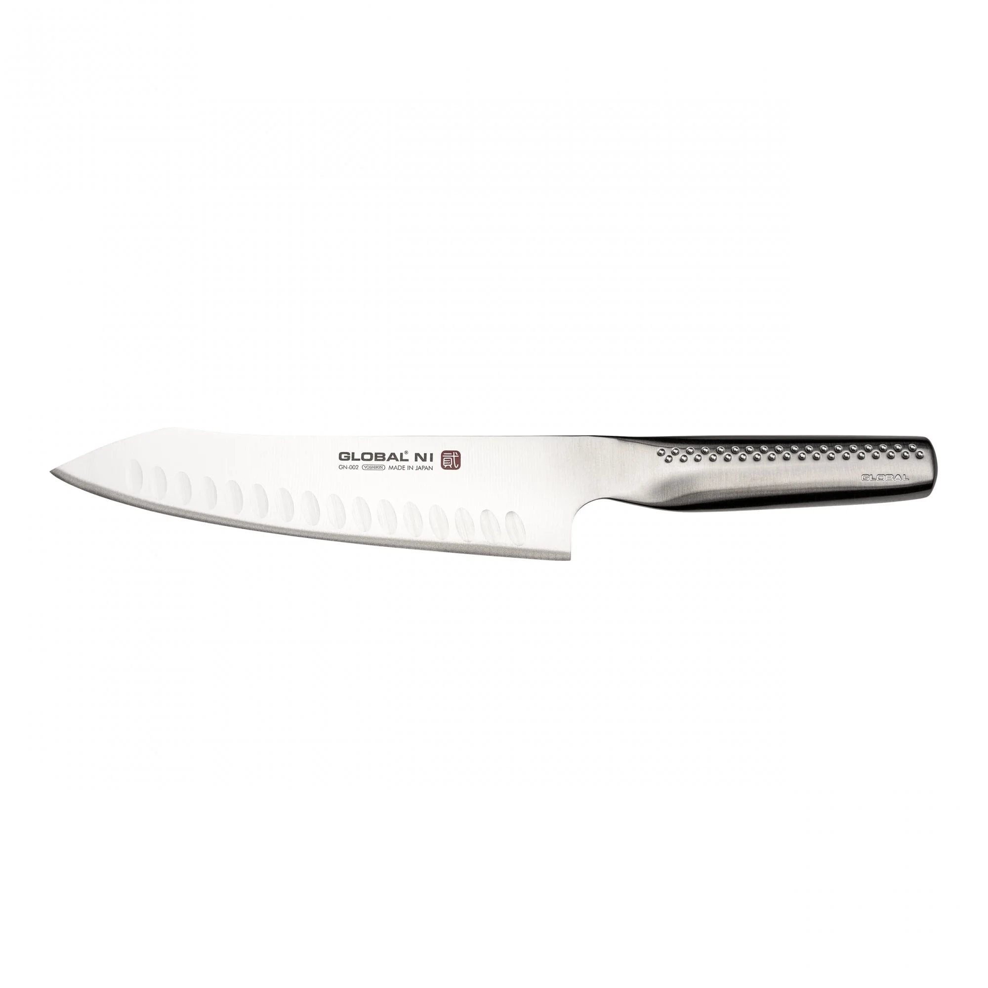 GN-002 Ni Fluted Oriental Cook's Knife 20cm