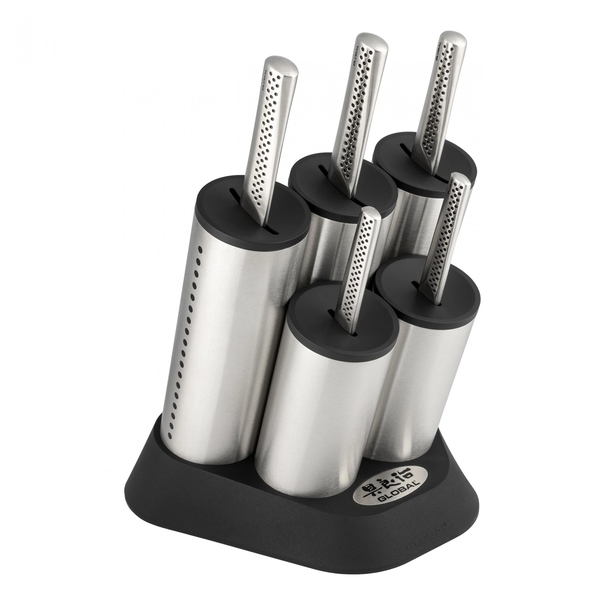 Global Ukon Engine Block  6pce Knife Block Set