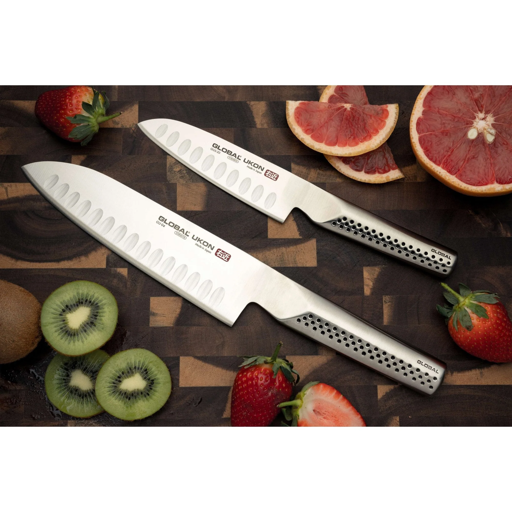 GUS-20 Ukon Fluted Santoku Knife 13cm - Image 9