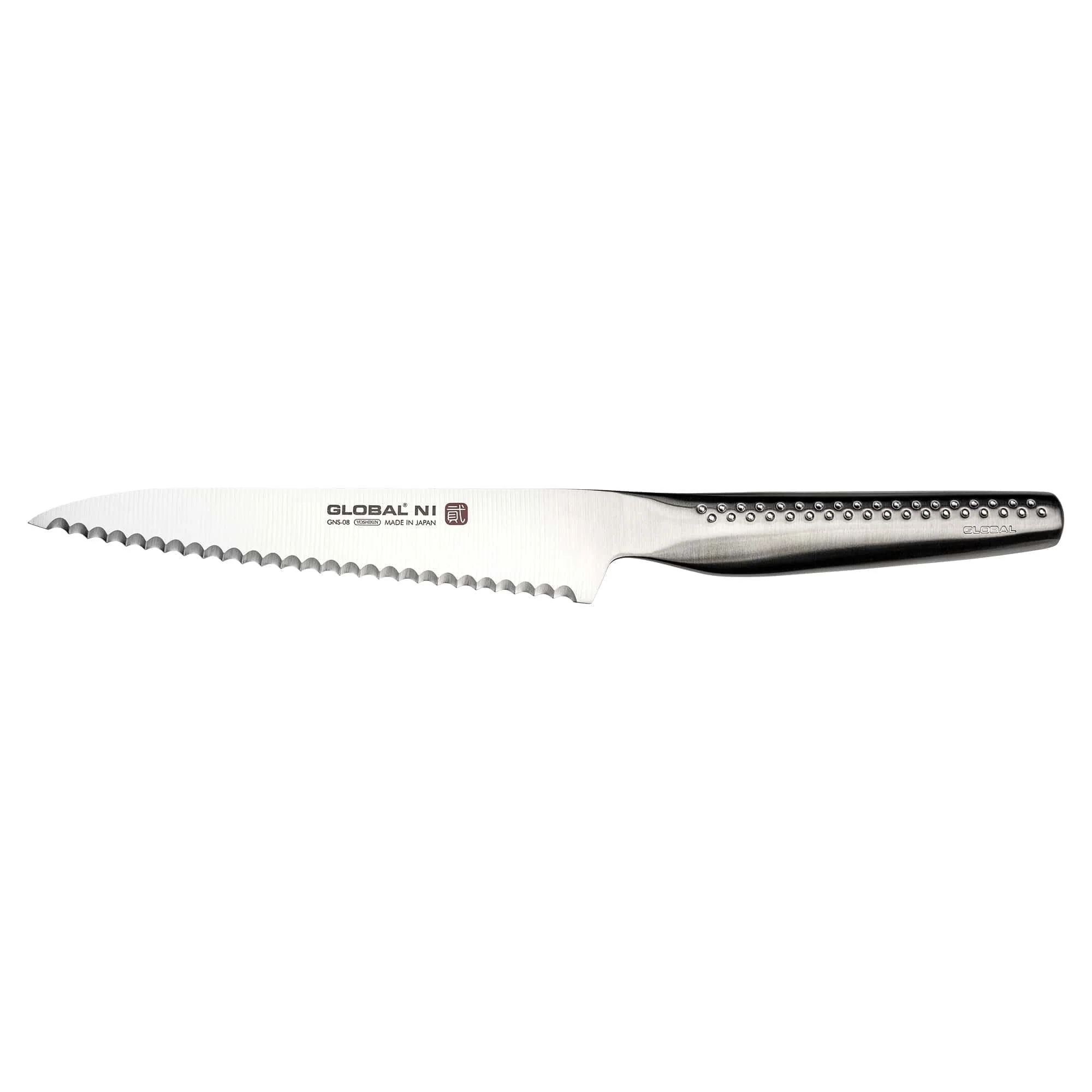 GNS-08 Ni Scalloped Utility Knife 14.5cm