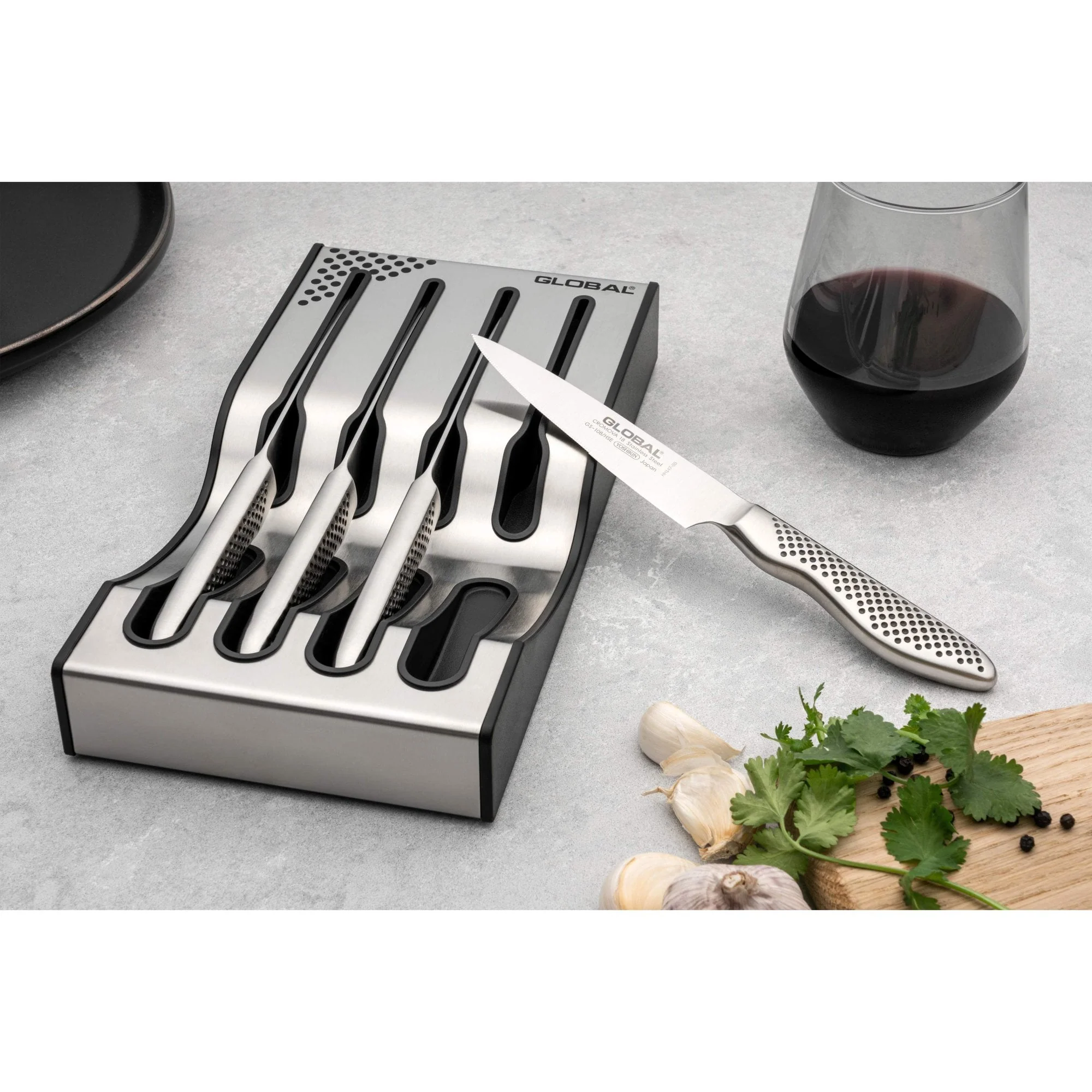 GS-108B/HSE Half Serrated Steak Knife 12cm - Image 3