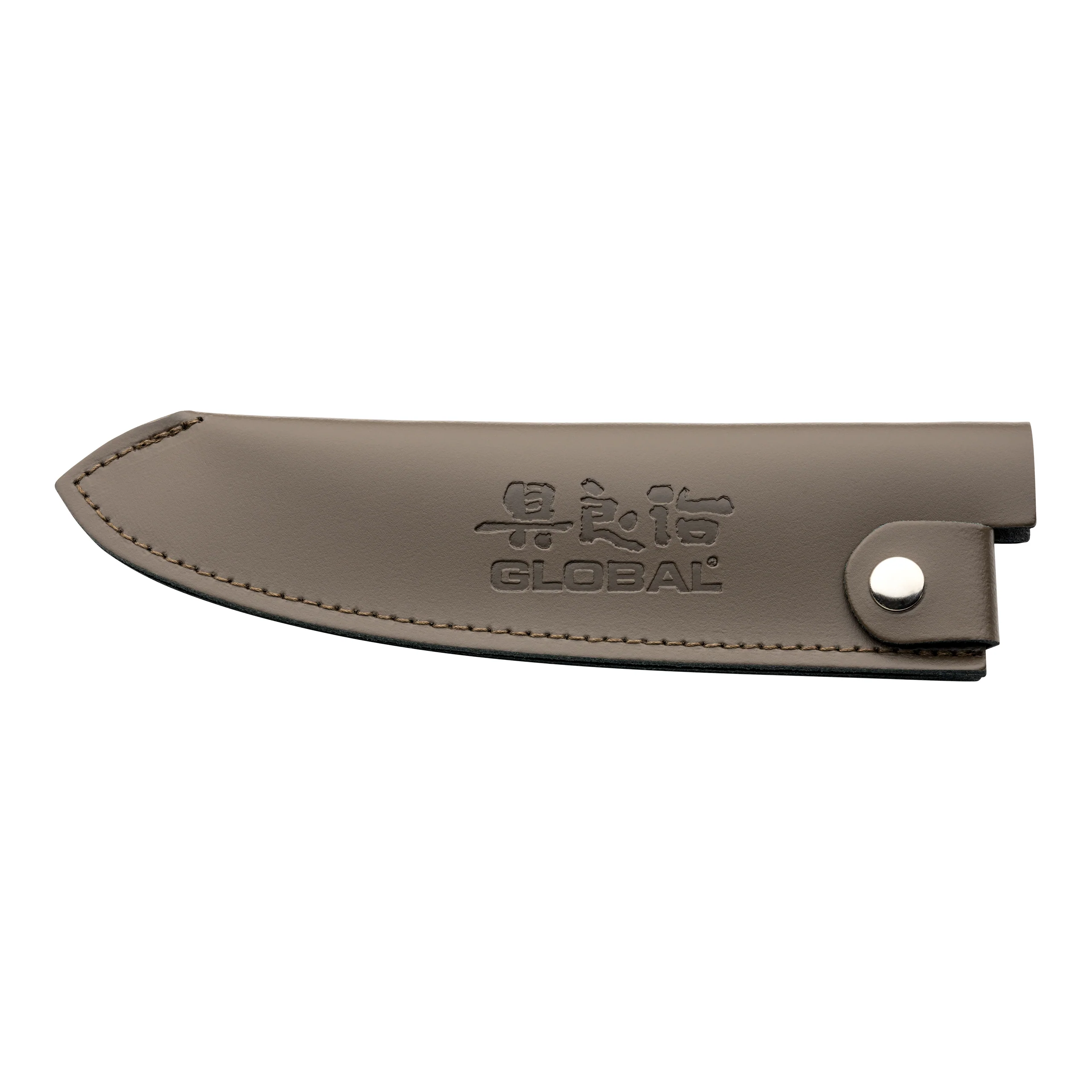 Global Medium Grey Leather Knife Sheath - Image 3