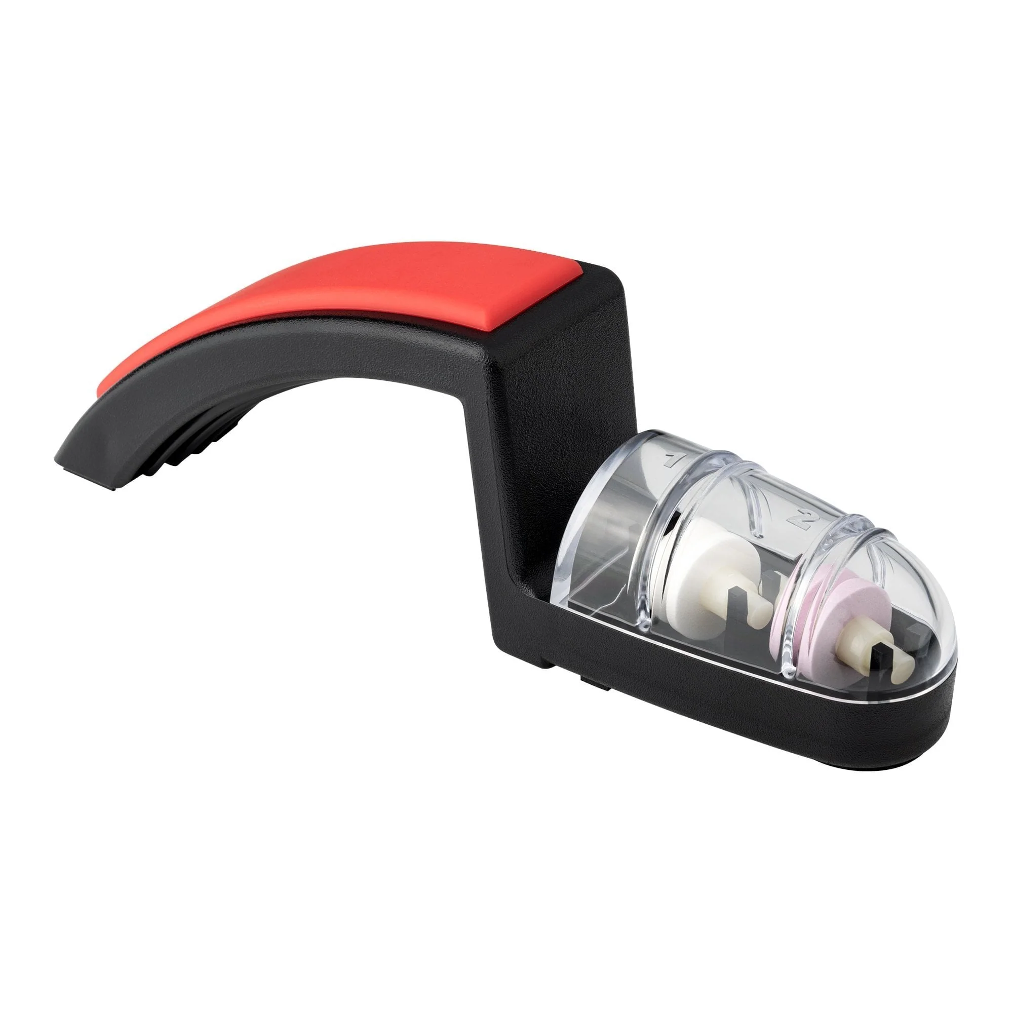 MinoSharp Shinkansen Sharpener, Black & Red SH-220/BR